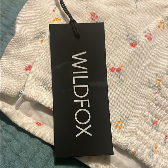 Wild Fox Odessa Snow White Stem Ditsy Floral Crop Top Small Preppy Coquette - Picture 3 of 7